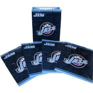  Pro Specialties Utah Jazz Team Logo Gift Bag   5 Pack 