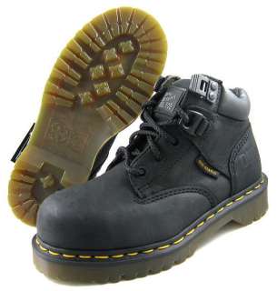 NEW Dr Martens Womens Heritage 0072 Black Steel Toe Shoe US Sizes 