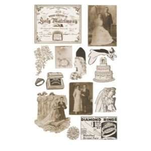   RUB ON NOSTALG WEDDING COLLAGE Papercraft, Scrapbooking (Source Book