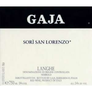  2001 Gaja Sori San Lorenzo 750ml Grocery & Gourmet Food