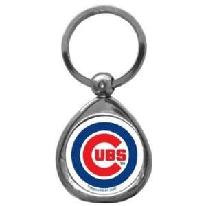 Set of 2 Chicago Cubs High Polish Chrome Key Tag   MLB Baseball   Fan 