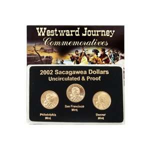 2002 Sacagawea Dollar   P/D/S Mint Set Toys & Games
