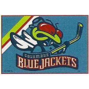 Bush NHL BLUE JACKETS S NHL Columbus Blue Jackets Rug  1 ft. 6 x 2 ft 