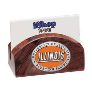  Illinois Fighting Illini Ironwood Business Card Holder 