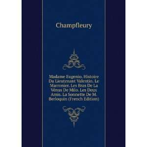   Amis. La Sonnette De M. Berloquin (French Edition) Champfleury Books