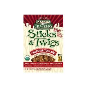   Gone Crackers Sticks & Twigs Chipotle Tomato    8 oz Each / Pack of 12