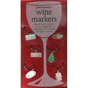  Boston Warehouse Gift Tag Wine Marker Set Kitchen 