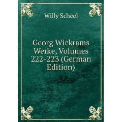   Volumes 222 223 (German Edition) (9785874959630) Willy Scheel Books