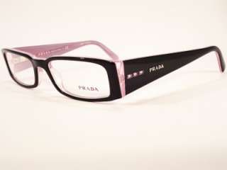 New PRADA glasses spectacles frames PR 10FV,Black Pink  
