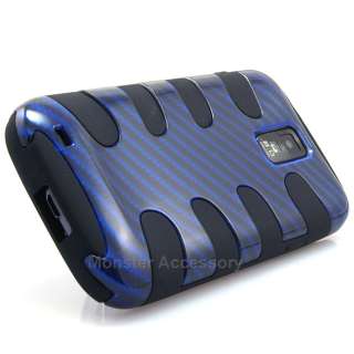   Dual Flex Hard Case Gel Cover For 4G Samsung Galaxy S2 X (Telus, Bell