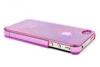 New Clear Pink Hard Back Case Cover for Apple iPhone 4 4G 4S 4TH OS 