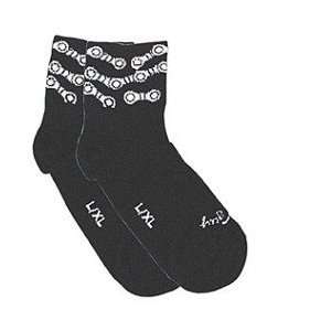 Sockguy Chain socks, black   9 13