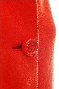   2011 FW $695 Classic Kate Spade New York Wool Cherie Coat Red 2  