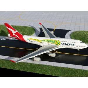    Gemini Qantas 747 400 1/400 Socceroos Livery