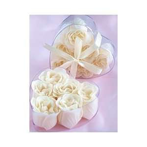  Ivory Rose Petal Soaps (6 rose soaps per box)   1 BOX 