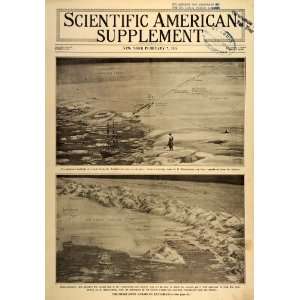 1914 Cover Scientific American Shackleton Antarctic   Original Cover