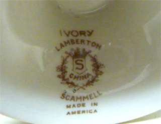 LAMBERTON IVORY CHINA SCAMMELL SMALL CANDY OR RELISH DISH MADE IN 