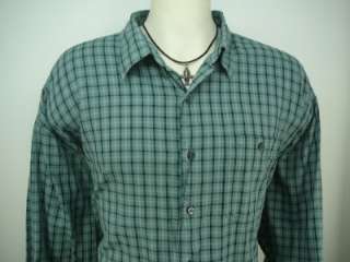 mens   ARCHITECT   shirt   2X      casual plaid button up 