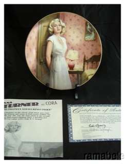 Lana Turner Hollywood Glamour Girls George China Plate  