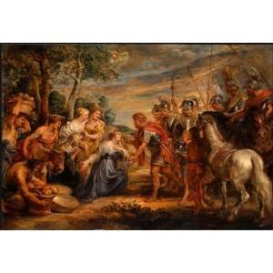   Meeting of David and Abigail Peter Paul Rubens Hand