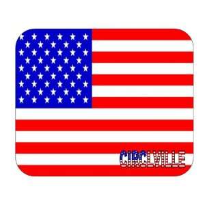  US Flag   Circleville, Ohio (OH) Mouse Pad Everything 
