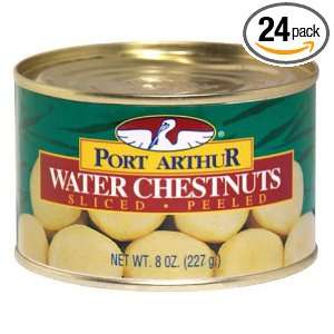 Port Arthur Water Chestnuts, Sliced Grocery & Gourmet Food