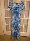 NWT Stock Options Blue Floral Short Slee