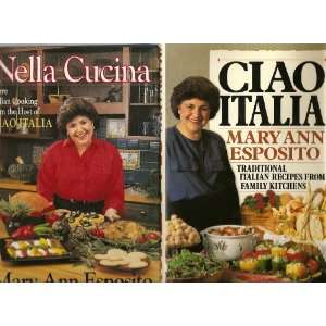  Italian cookbooks MARY ANN ESPOSITO Ciao Italia & Nella 