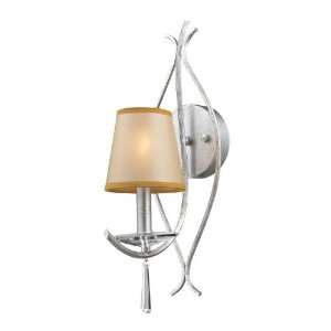  Clarendon Collection Silver 1 Light 5 Wall Sconce 14080/1 