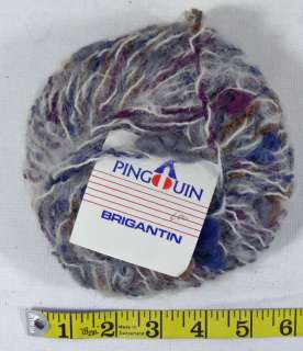 12 SKEINS OF VINTAGE PINGOUIN BRIGANTIN MOHAIR YARN (#0191)  