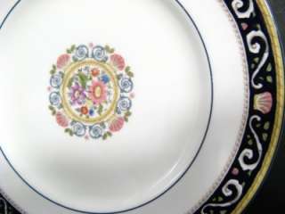 WEDGWOOD RUNNYMEDE W4472 Pair (2) Blue Salad Plates  