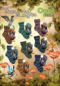 Opal Feen Elfen Fairies and Elves sock yarn 75%w 25%ny 450y 100g 
