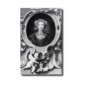  Anne Of Cleves Engraved By Jacobus Houbraken 1740 Giclee 
