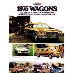    1975 CHEVORLET STATION WAGON Sales Brochure Book Automotive