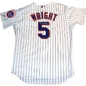  David Wright New York Mets Autographed Home Pinstripe 