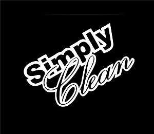 ONE 8 SIMPLY CLEAN STICKER/DECAL JDM FUNNY   
