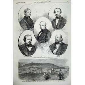  1859 Skiff Race Ship Suspension Bridge Neapolitan Exile 