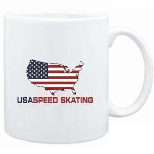  Mug White  USA Speed Skating / MAP  Sports Sports 