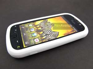 WHITE Soft Silicone Gel Skin Case Cover HTC myTouch 4G  