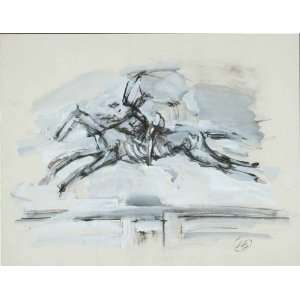  Horse   Acrylic On Paper   John Bageris   26x29