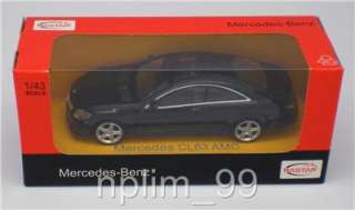   of 1/43 Scale Diecast Model Car Mercedes Benz CL63 AMG, Black color