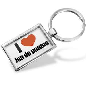  Keychain I Love Jeu de Paume   Hand Made, Key chain ring 
