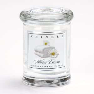  Kringle Candle Company Small Apothecary Jar   Warm Cotton 
