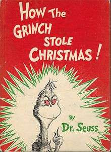   STOLE CHRISTMAS DR SEUSSS CLASSIC 1957 SHARP BOOK GREAT GIFT  