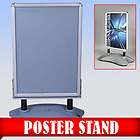   Outdoor Poster Display Stand w/ Water Base   Portable Outdoor Sidewalk