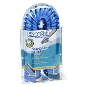   HoseCoil HS5000U 50 Self Coiling Lightweight Hose   Blue Electronics