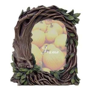  Greenman Picture Frame Statue Cold Cast Resin Figurine 