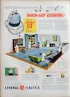 GE General Electric DeLuxe Vacuum Cleaner 1946 print Ad advertisement