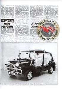 This Mini Moke Ultimate Portfolio is a compilation of 63 articles 