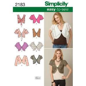  Simplicity Sewing Pattern 2183 Misses Easy To Sew Vest 